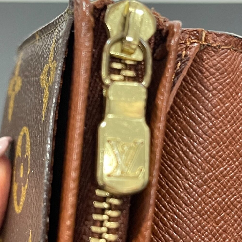 Louis Vuitton Monogram Porte-Monnaie Tresor Wallet (JB1380) - Picture 11 of 11